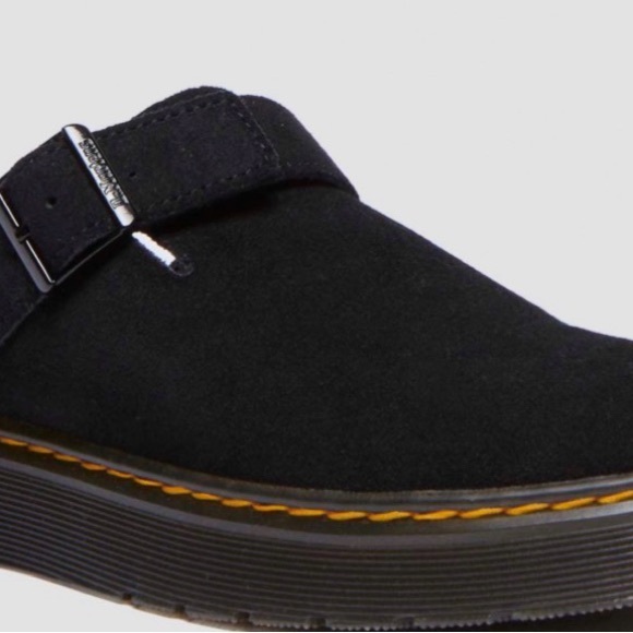 Doc Martens Black Suede Men\'s Shoes